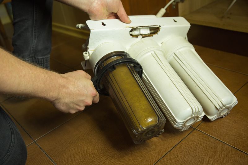 Water Softener System Installation Site